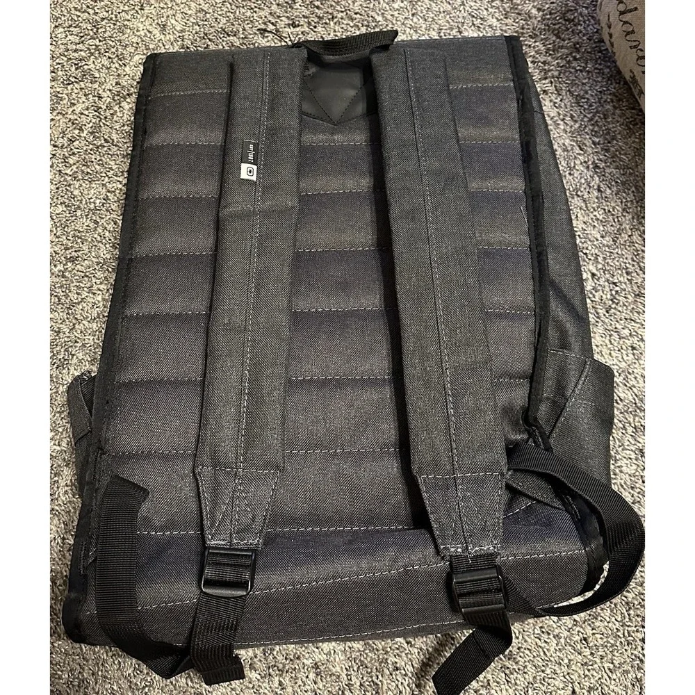 OGIO Apex Rucksack Computer Laptop Backpack Grey - Qdoba Branded
